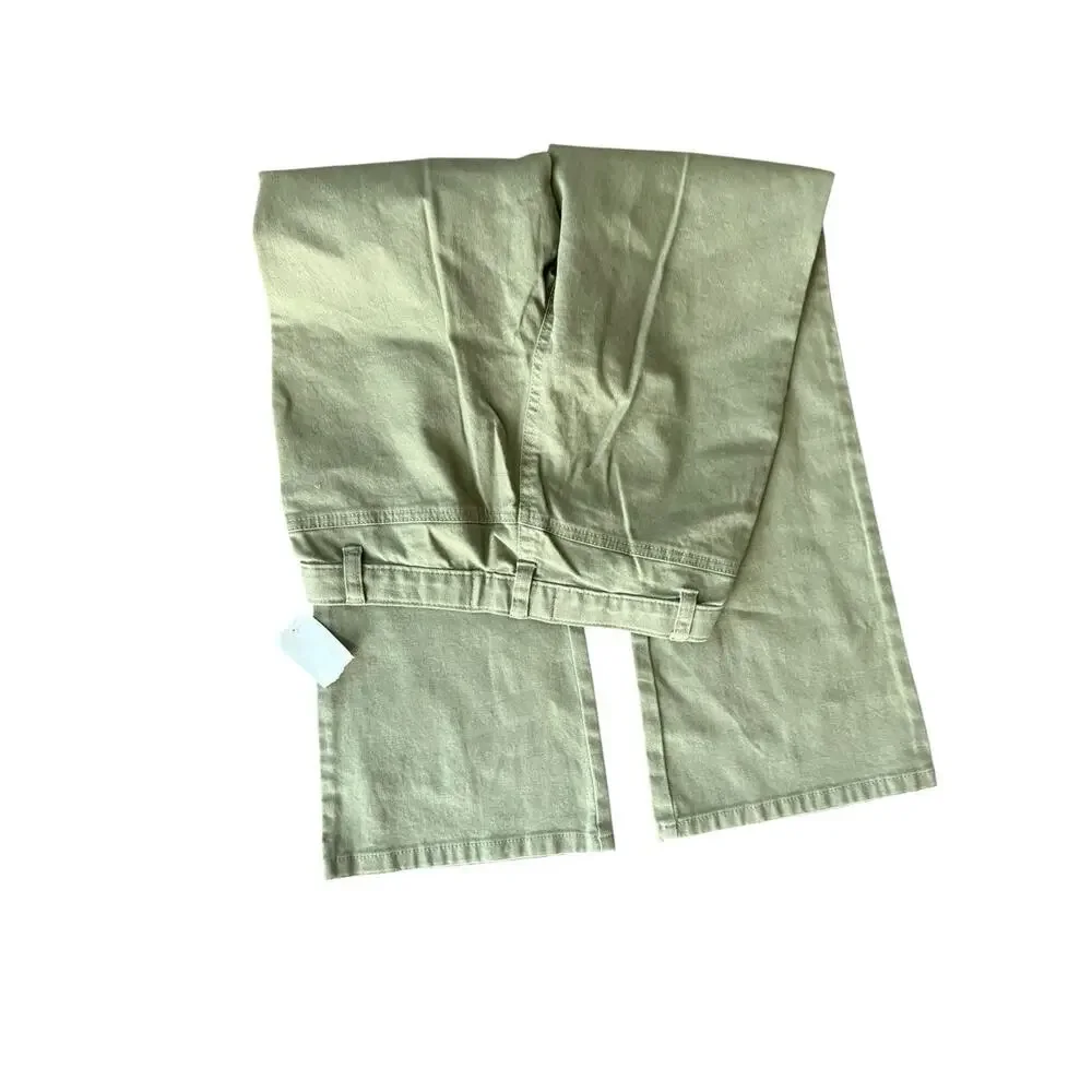 Vintage Y2K old navy green hipster flare leg pants girls‎ size 10